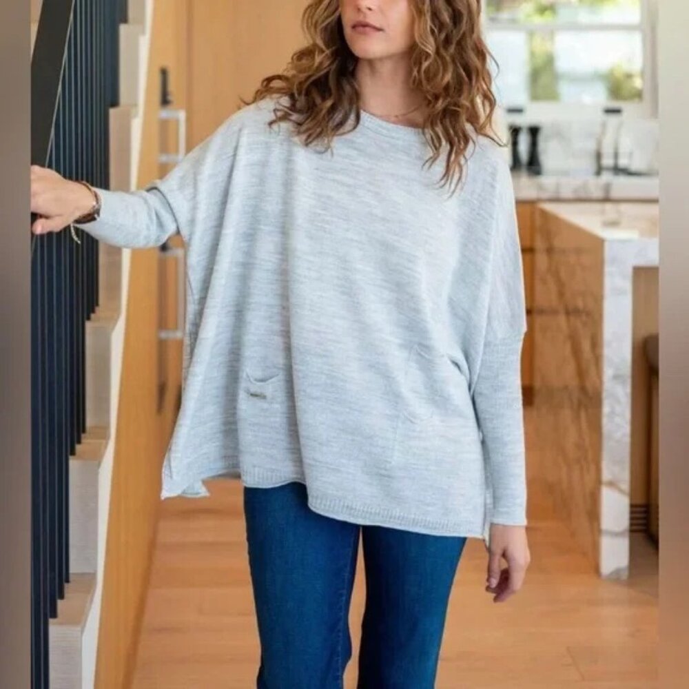 Catalina Sweater in Ash by Mersea - One Size